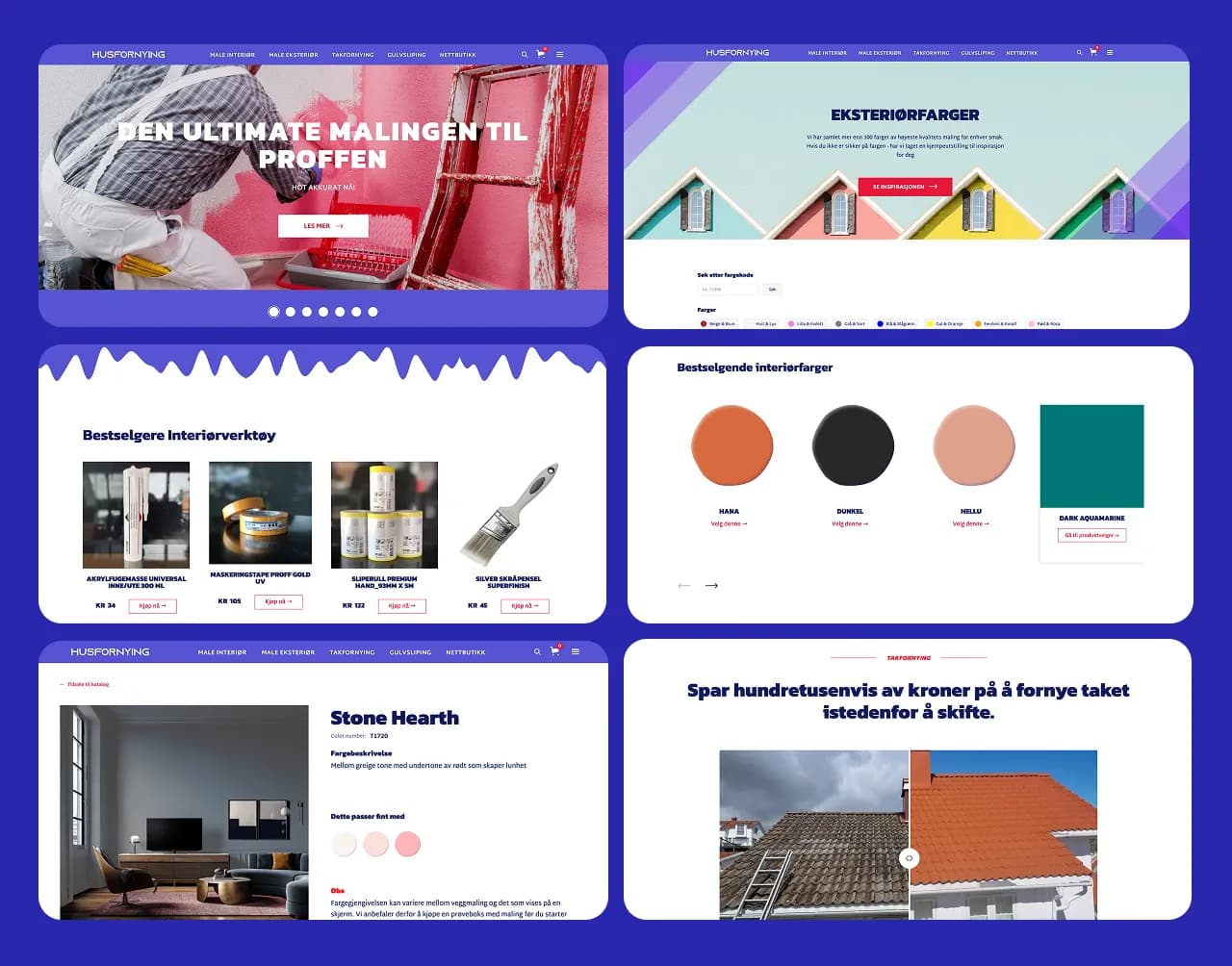 HUSFORNYING e-commerce project