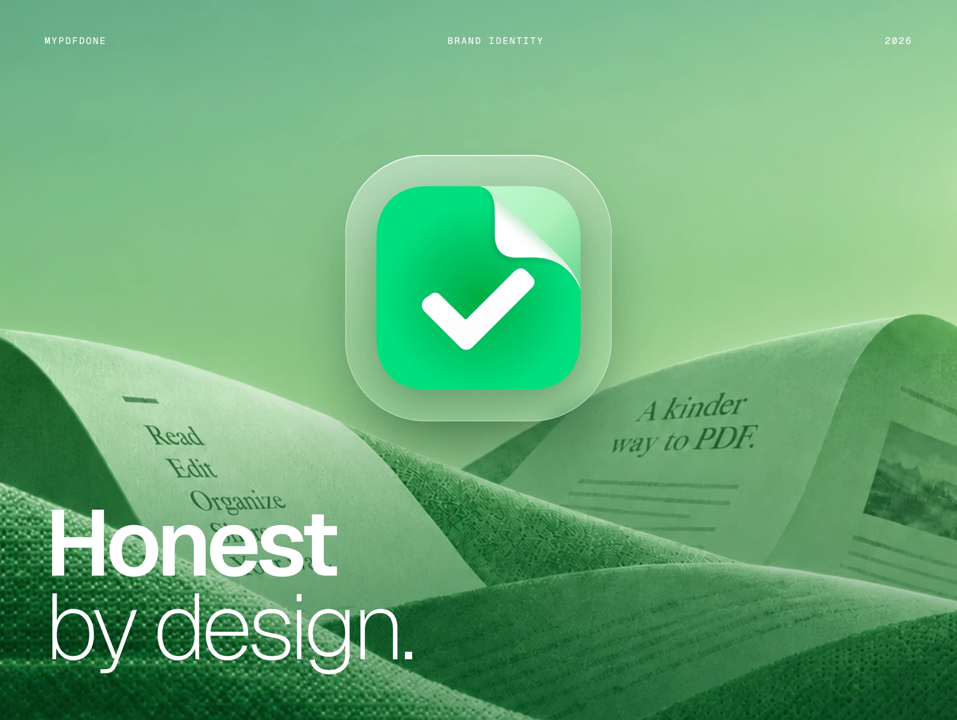 MyPDFDone · our own brand identity case study