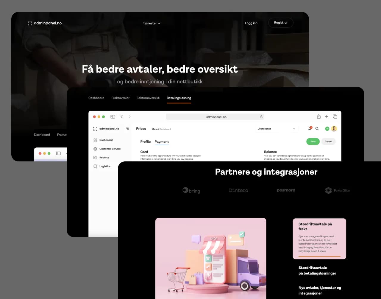 Adminpanel logistics project