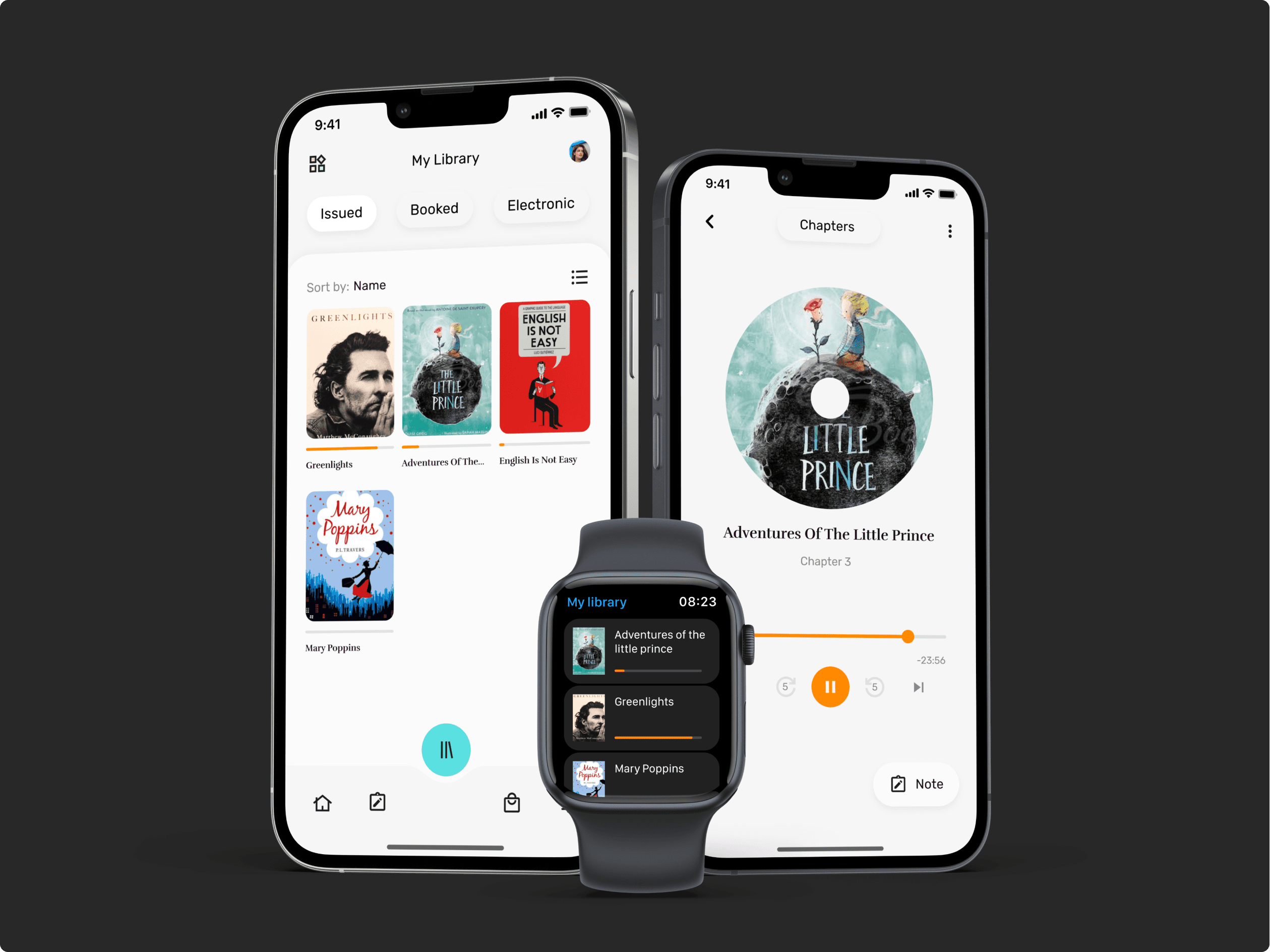 Reading Book App reading interface